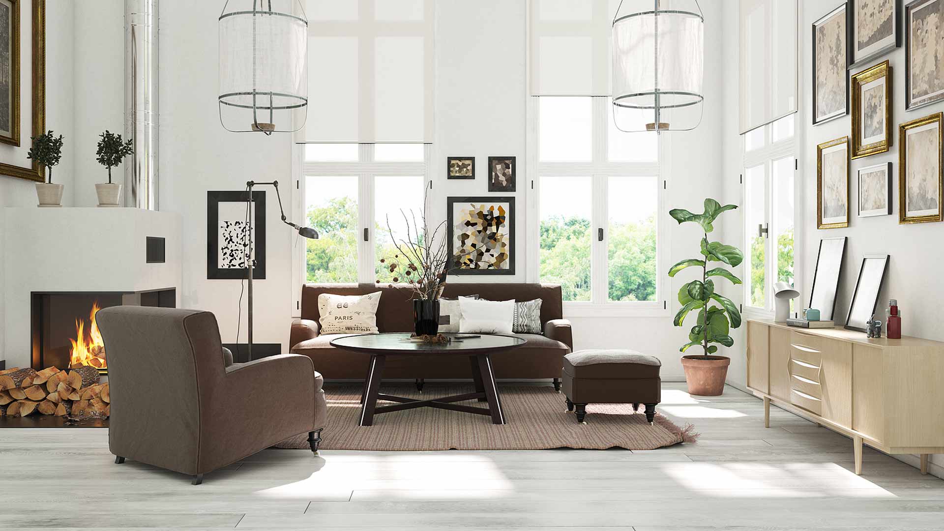 bigstock modern living room