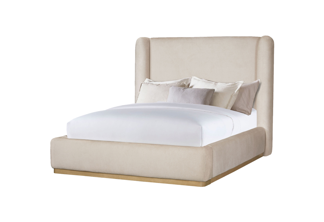 covina upholstered bed