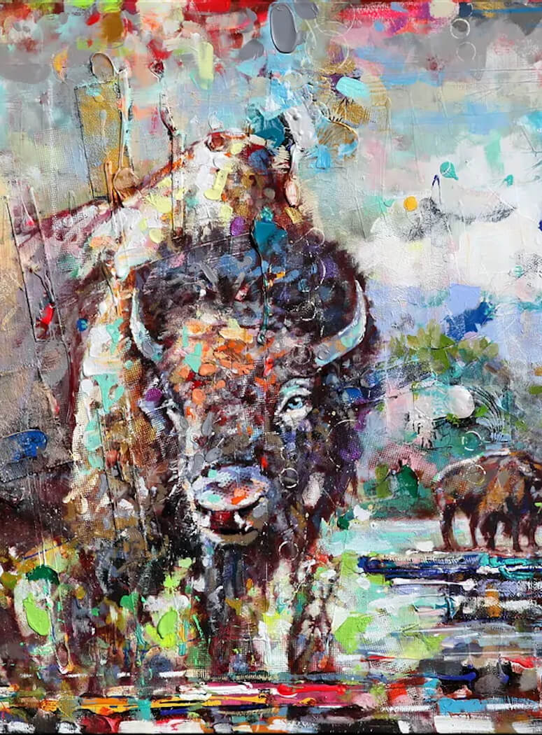 nemo bison painting